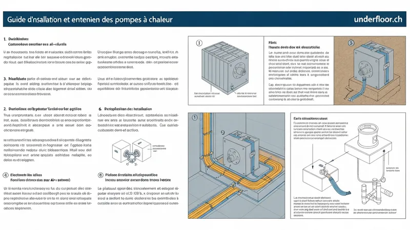 Étapes d'installation d'une pompe à chaleur